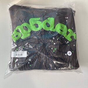 Green spider hoodie (sp5der)